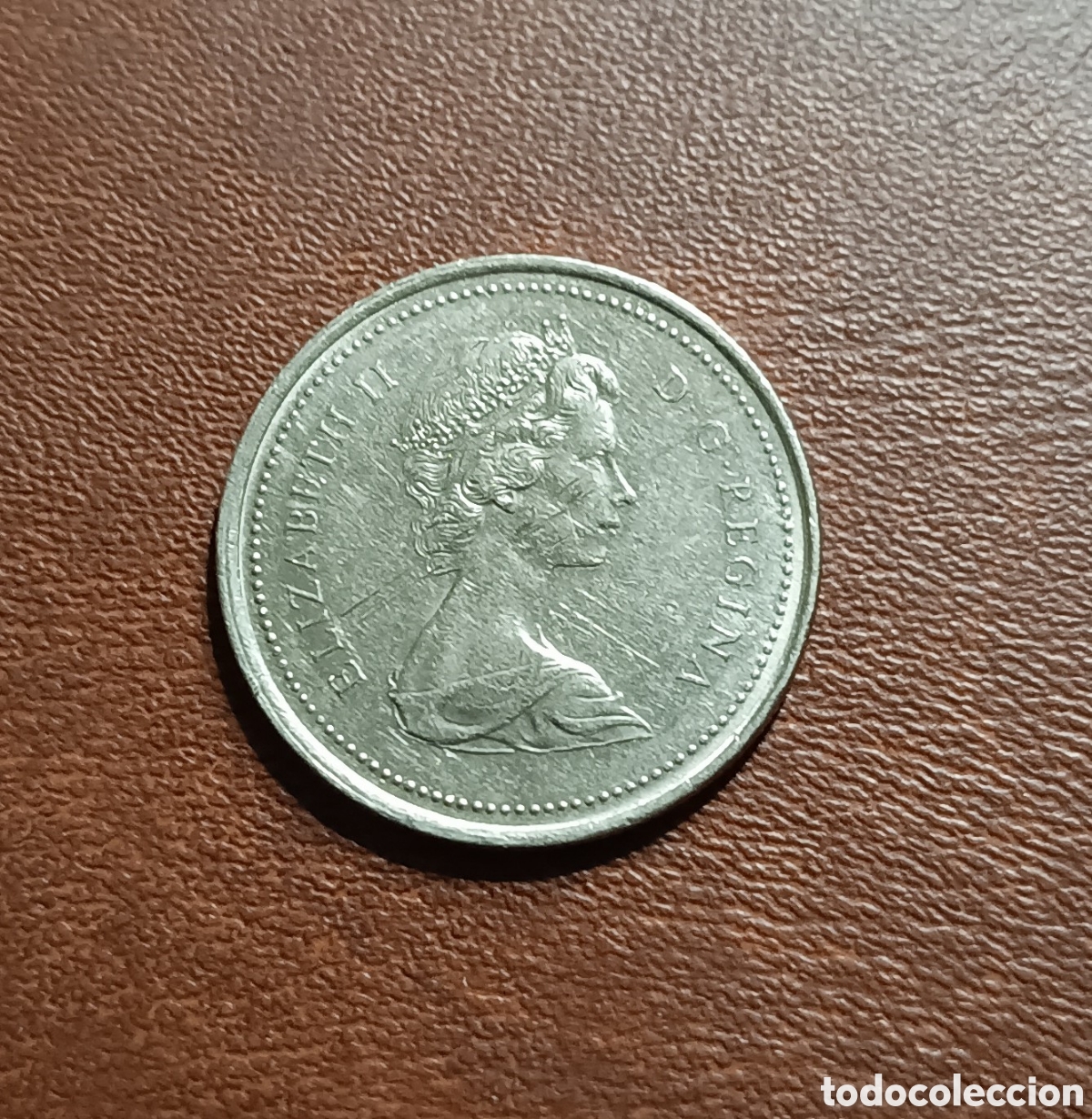 Monedas antiguas de Am&eacute;rica: 25 CENTAVOS 1973 - CANADA - Foto 2