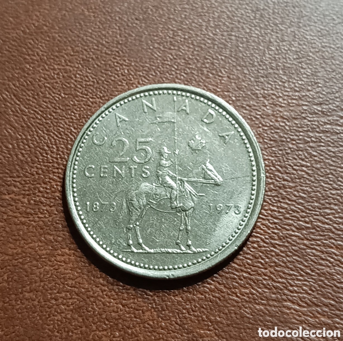 Monedas antiguas de Am&eacute;rica: 25 CENTAVOS 1973 - CANADA - Foto 1