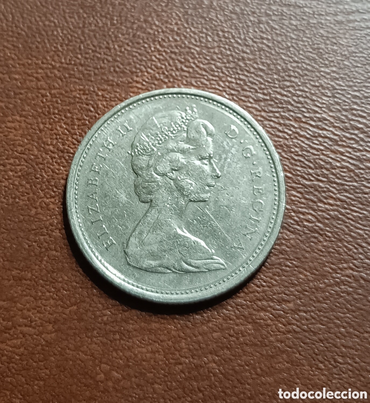 Monedas antiguas de Am&eacute;rica: 25 CENTAVOS 1975 - CANADA - Foto 2