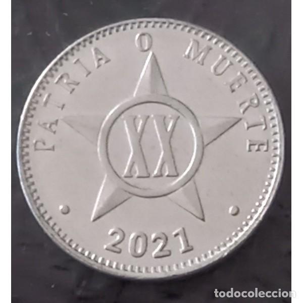 Monedas antiguas de Am&eacute;rica: Moneda CUBA 20 CENTIMOS 2021 SC - Foto 1