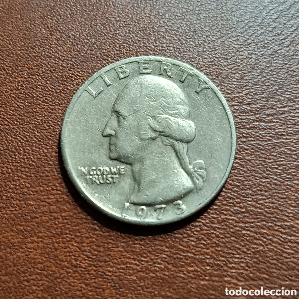 Monedas antiguas de Am&eacute;rica: 25 CENTAVOS 1973 QUARTER EEUU - USA