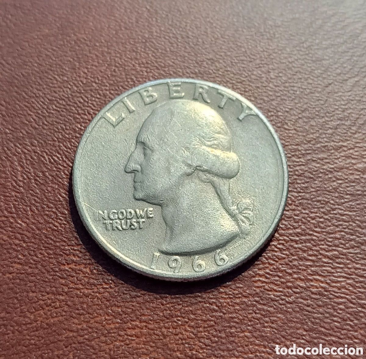 Monedas antiguas de Am&eacute;rica: 25 CENTAVOS 1966 QUARTER EEUU - USA