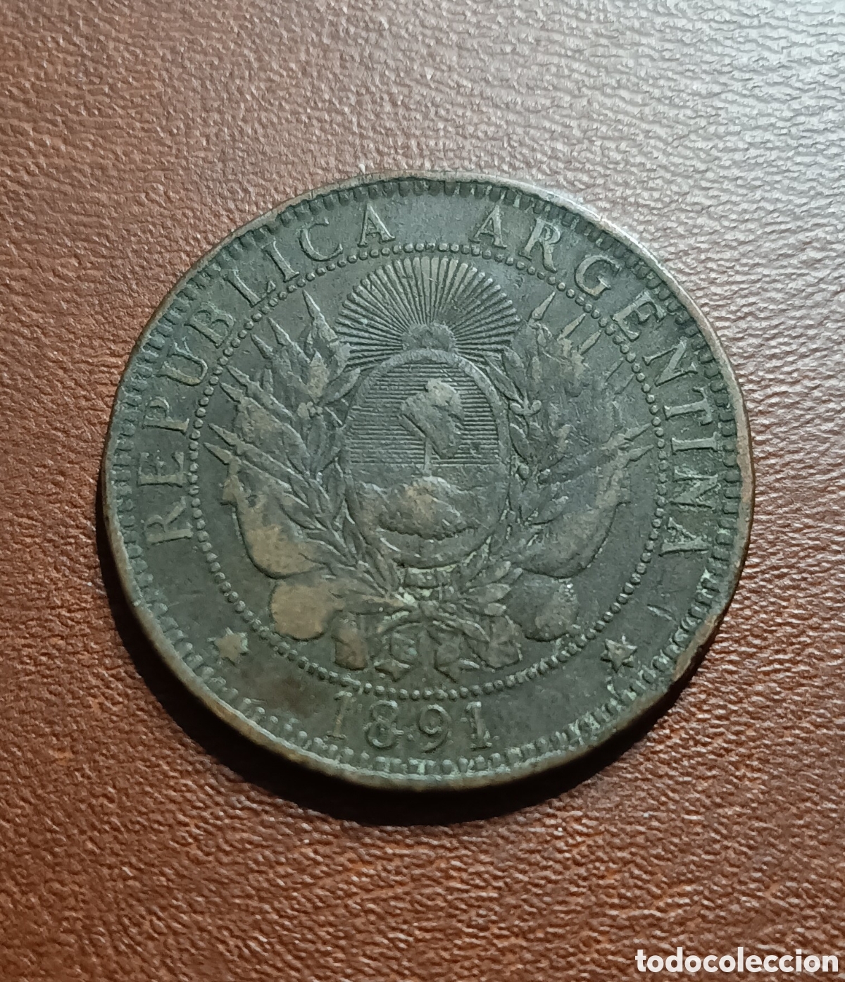 Monedas antiguas de Am&eacute;rica: DOS CENTAVOS 1891 - ARGENTINA - Foto 1