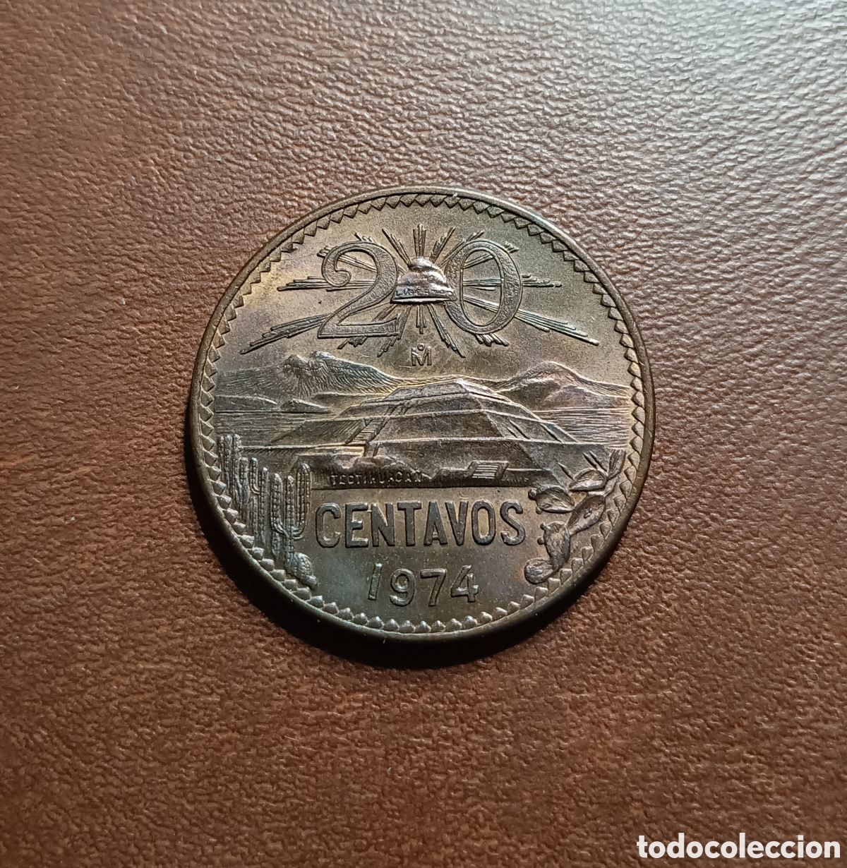 Monedas antiguas de Am&eacute;rica: 20 CENTAVOS 1974 - M&Eacute;XICO - Foto 1