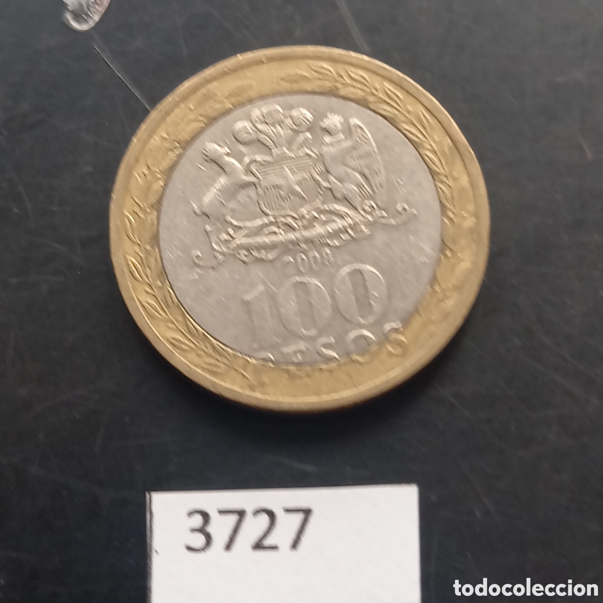 Monedas antiguas de Am&eacute;rica: Chile 100 pesos 2008 - Foto 2