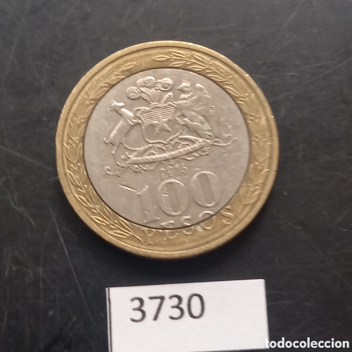 Monedas antiguas de Am&eacute;rica: Chile 100 pesos 2016 - Foto 2