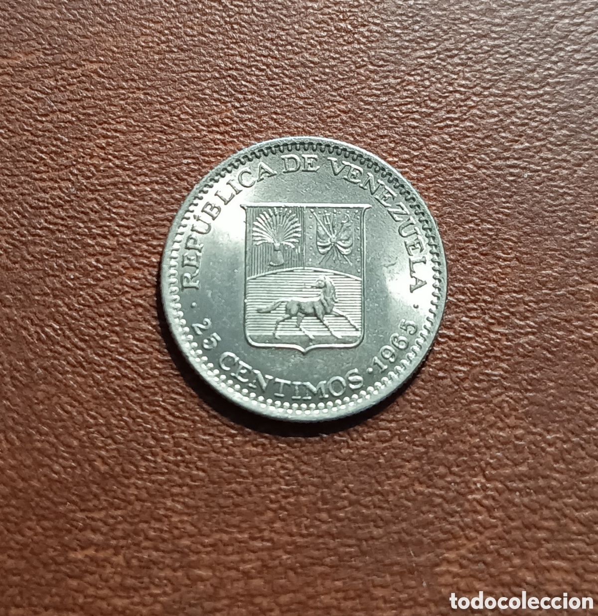 Monedas antiguas de Am&eacute;rica: 25 C&Eacute;NTIMOS 1965 - VENEZUELA - Foto 1