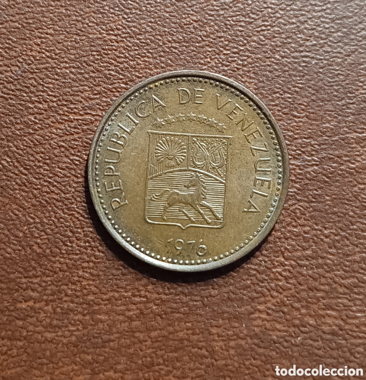 Monedas antiguas de Am&eacute;rica: 5 C&Eacute;NTIMOS 1976 - VENEZUELA - Foto 1