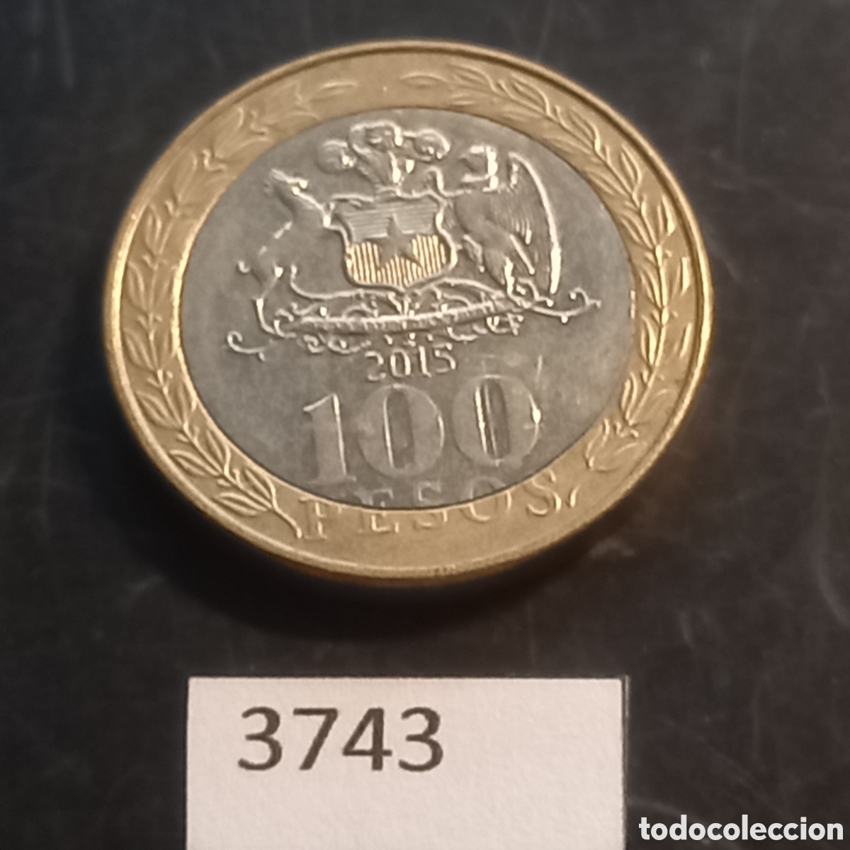 Monedas antiguas de Am&eacute;rica: Chile 100 pesos 2015 - Foto 2