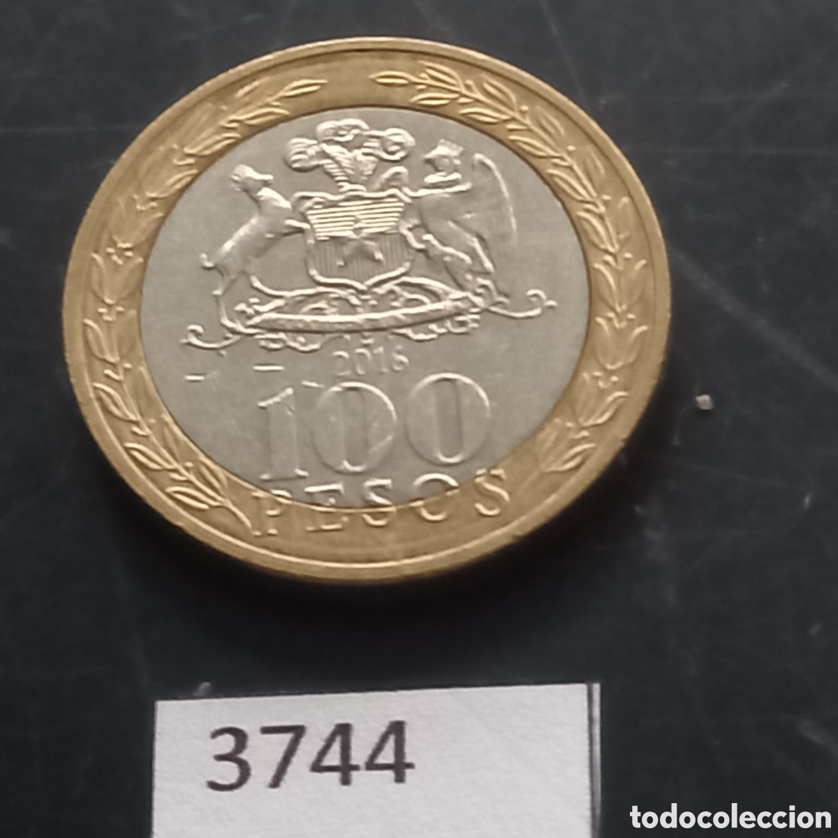 Monedas antiguas de Am&eacute;rica: Chile 100 pesos 2016 - Foto 2