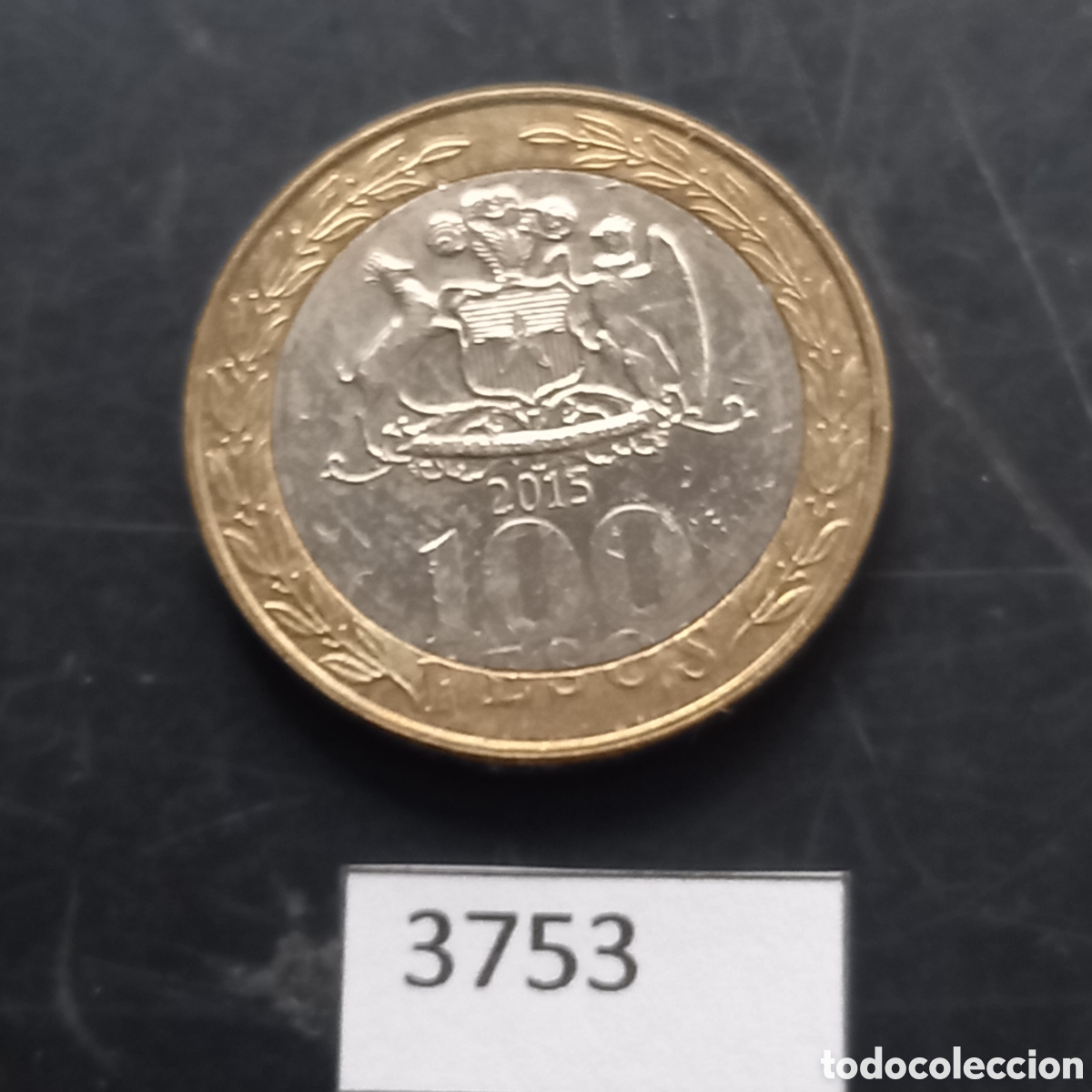 Monedas antiguas de Am&eacute;rica: Chile 100 pesos 2015 - Foto 2