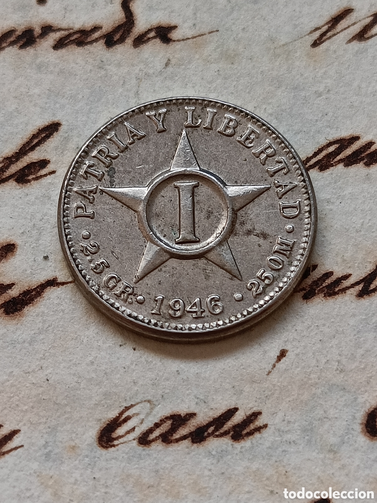 Monedas antiguas de Am&eacute;rica: Moneda de 1 centavo 1946 Cuba. - Foto 1