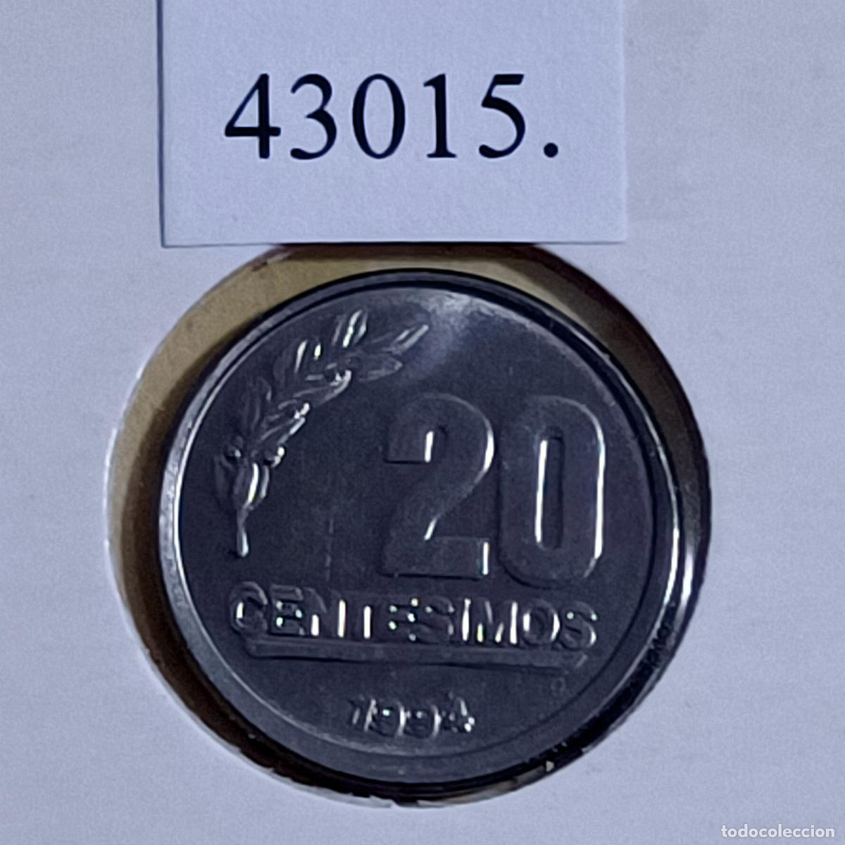 Monedas antiguas de Am&eacute;rica: Uruguay 20 centesimos 1994, c&eacute;ntimo - Foto 1