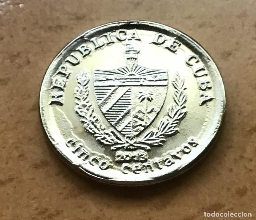 Monedas antiguas de Am&eacute;rica: 5 centavos de Cuba. A&ntilde;o 2013 - Foto 2