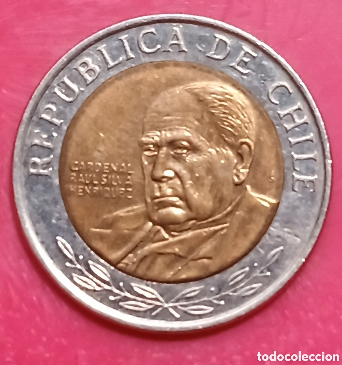Monedas antiguas de Am&eacute;rica: Chile - 500 pesos 2015 - Mbc - Foto 1