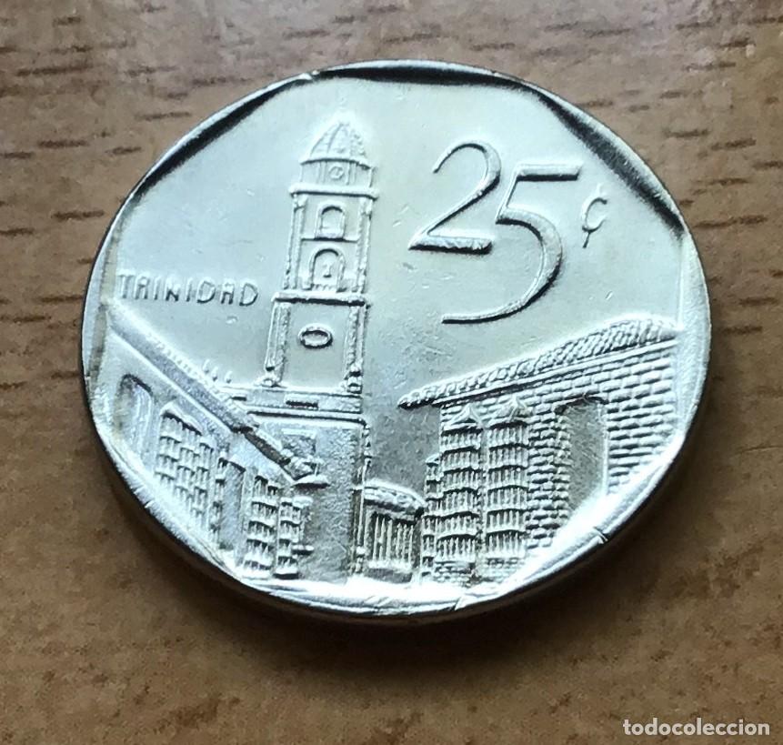 Monedas antiguas de Am&eacute;rica: 25 centavos de Cuba. A&ntilde;o 2008 - Foto 1