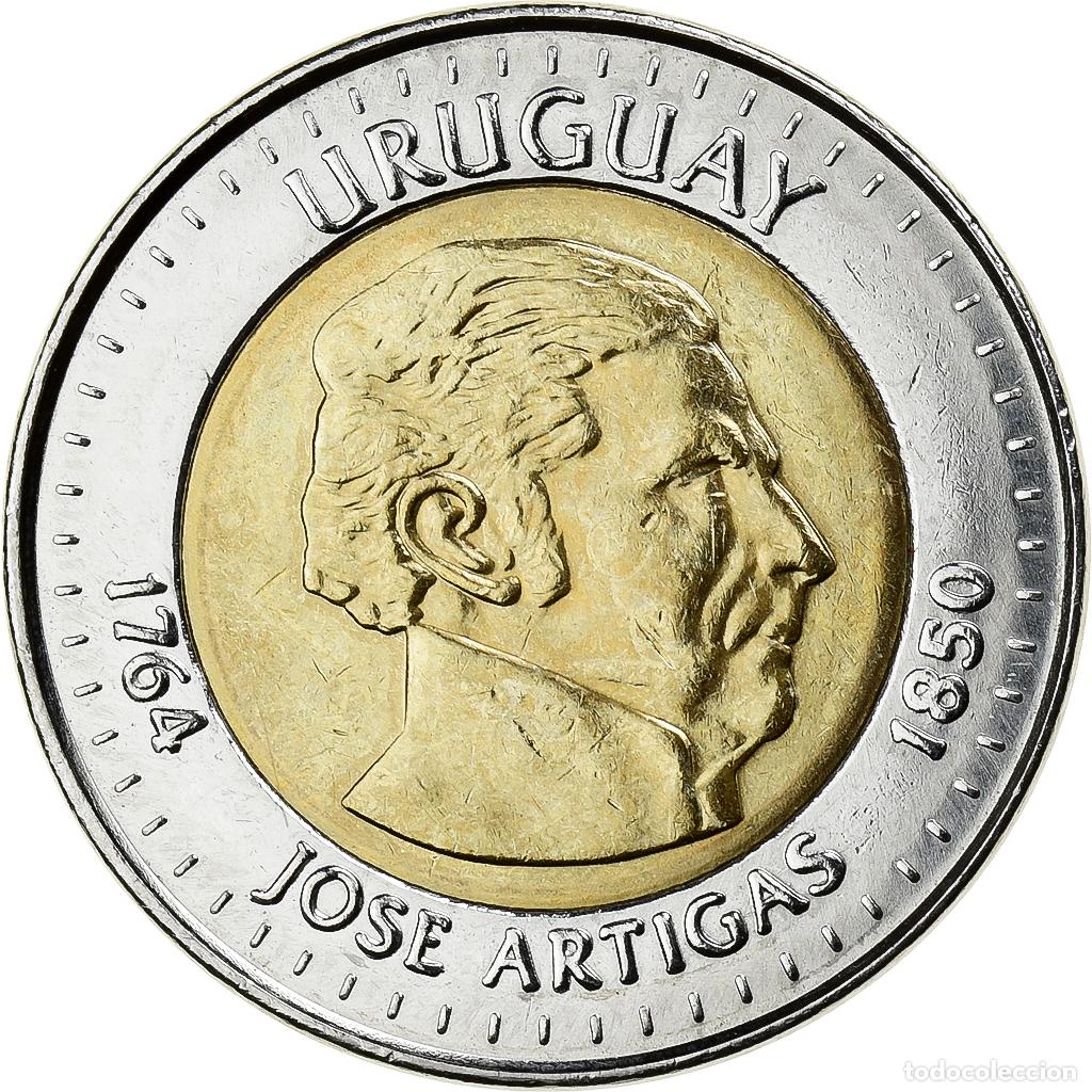 Alte M&uuml;nzen aus Amerika: [#396664] Uruguay, 10 Pesos Uruguayos, 2000, Bimet&aacute;lico, SC+, KM:121