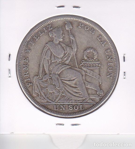 Monedas antiguas de Am&eacute;rica: PER&Uacute; 1 SOL 1923 REP&Uacute;BLICA PERUANA - Foto 2