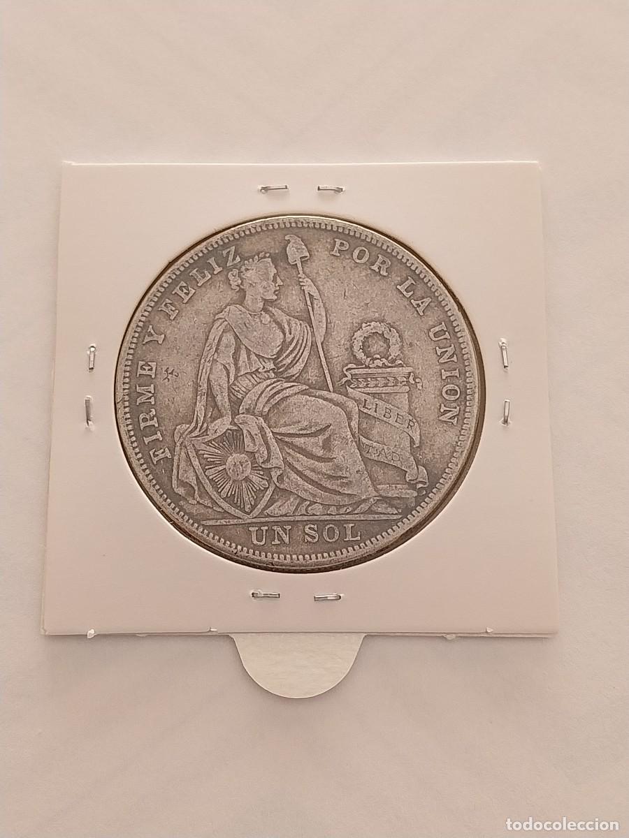 Monedas antiguas de Am&eacute;rica: PER&Uacute; 1 SOL 1924 REP&Uacute;BLICA PERUANA - Foto 4