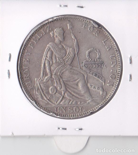 Monedas antiguas de Am&eacute;rica: PER&Uacute; 1 SOL 1930 REP&Uacute;BLICA PERUANA - Foto 2