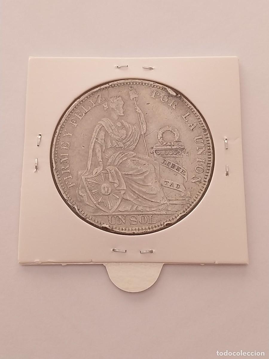 Monedas antiguas de Am&eacute;rica: PER&Uacute; 1 SOL 1930 REP&Uacute;BLICA PERUANA - Foto 4