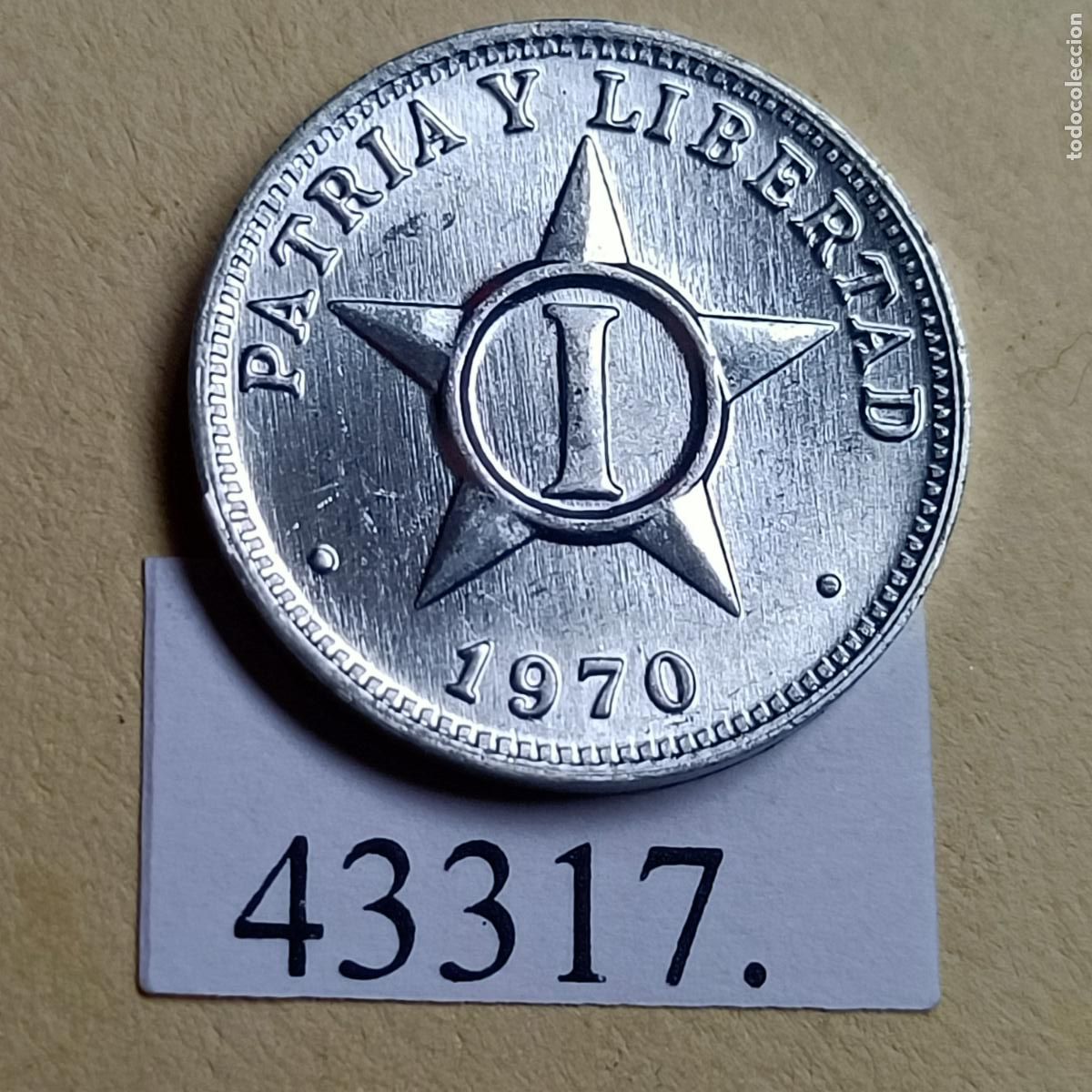 Monedas antiguas de Am&eacute;rica: Cuba 1 centavo 1970, c&eacute;ntimo - Foto 1