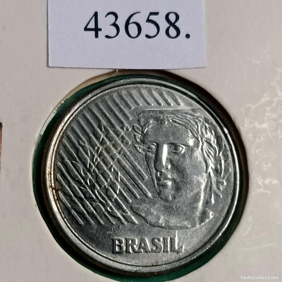 Monedas antiguas de Am&eacute;rica: Brasil 5 centavos 1994, c&eacute;ntimos - Foto 1