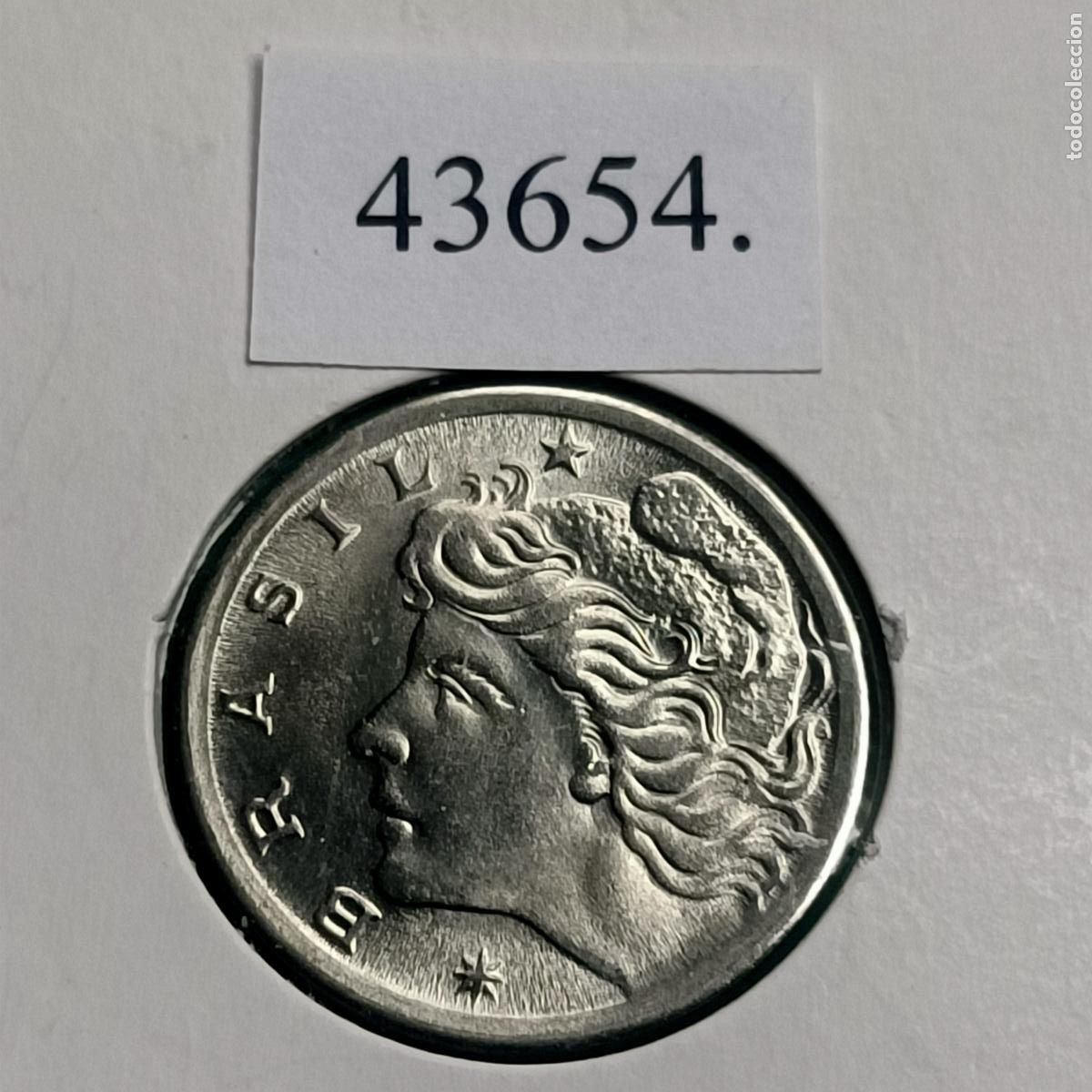 Monedas antiguas de Am&eacute;rica: Brasil 2 centavos 1975, c&eacute;ntimo - Foto 2