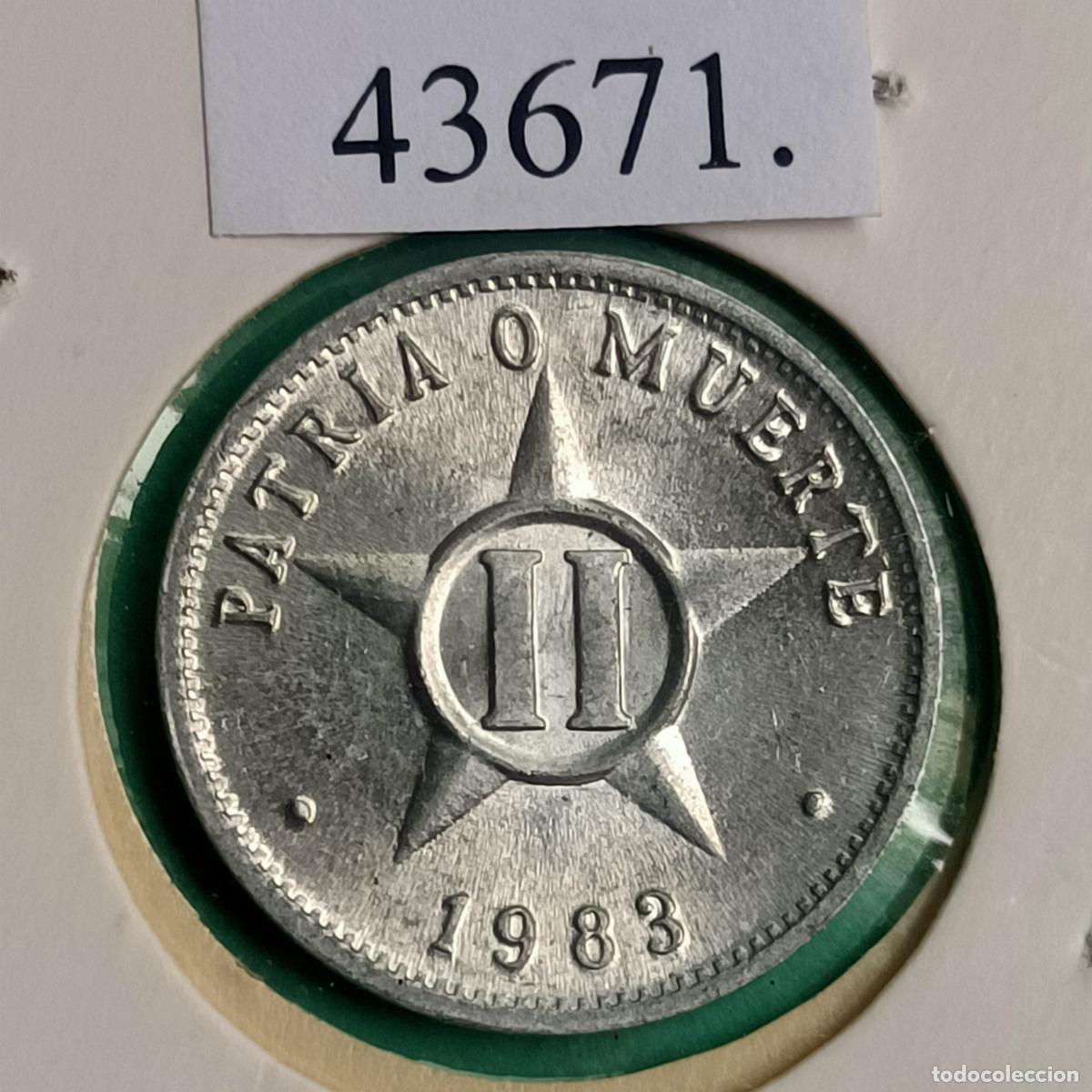 Monedas antiguas de Am&eacute;rica: Cuba 2 centavos 1983 - Foto 1