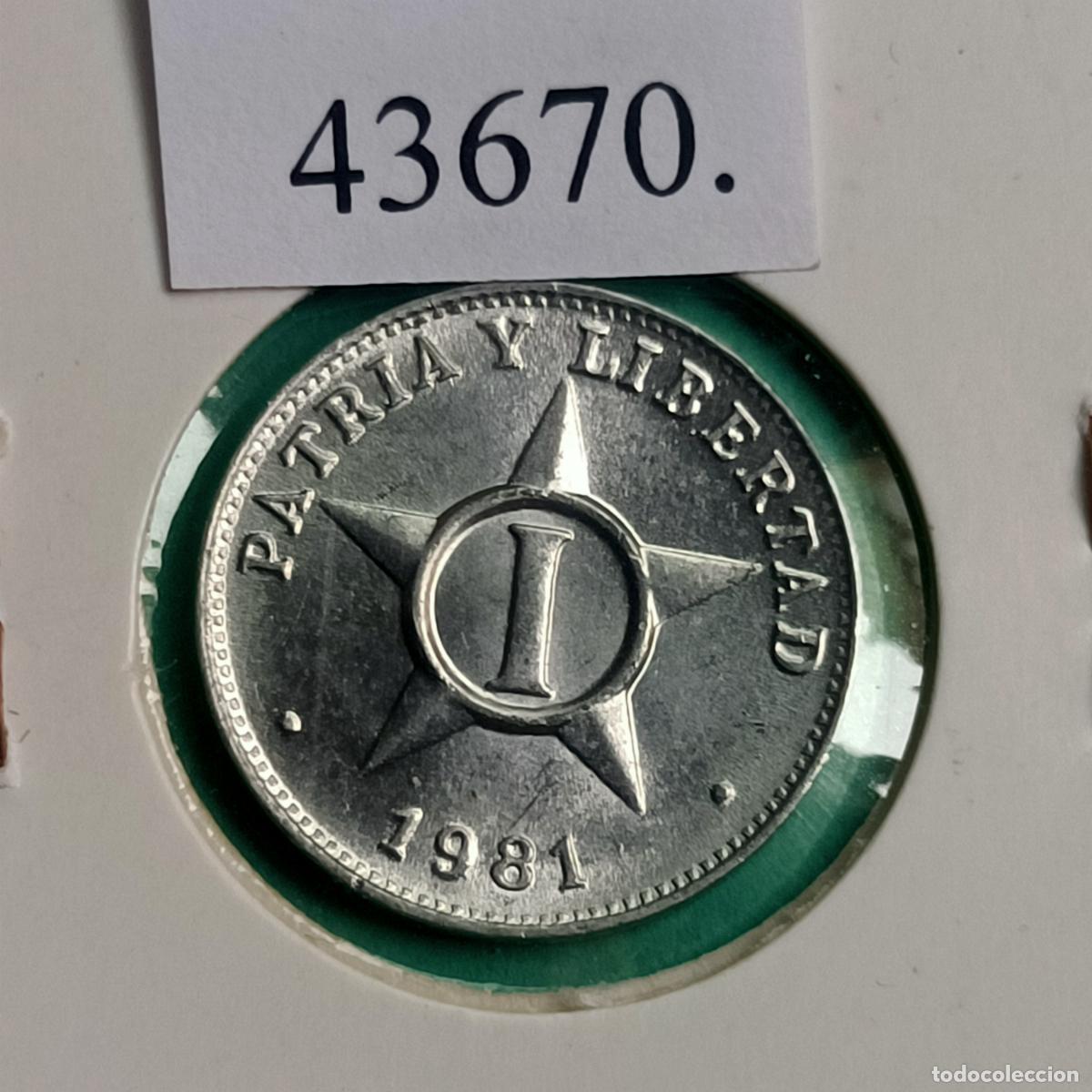 Monedas antiguas de Am&eacute;rica: Cuba 1 centavo, 1981 - Foto 1