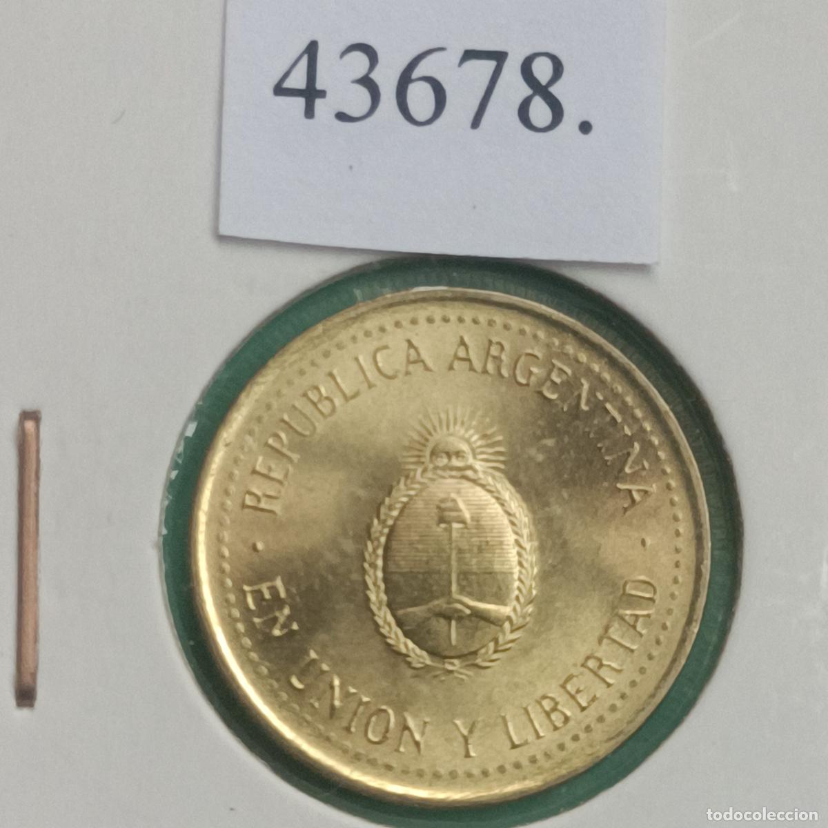 Monedas antiguas de Am&eacute;rica: Argentina 10 c&eacute;ntimos, 1992, centavos - Foto 2