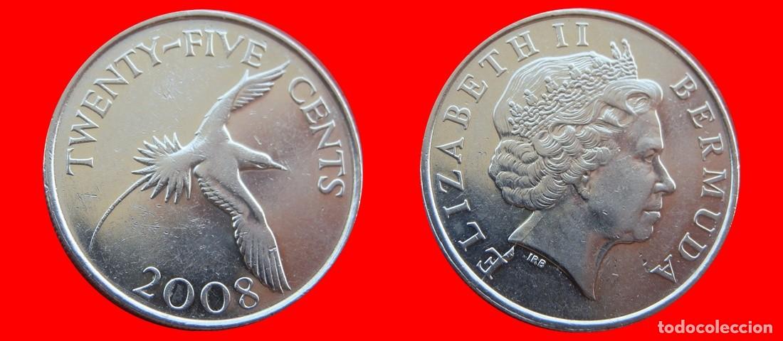 Monedas antiguas de Am&eacute;rica: 25 CENTAVOS 2008 BERMUDA-128559 - Foto 1