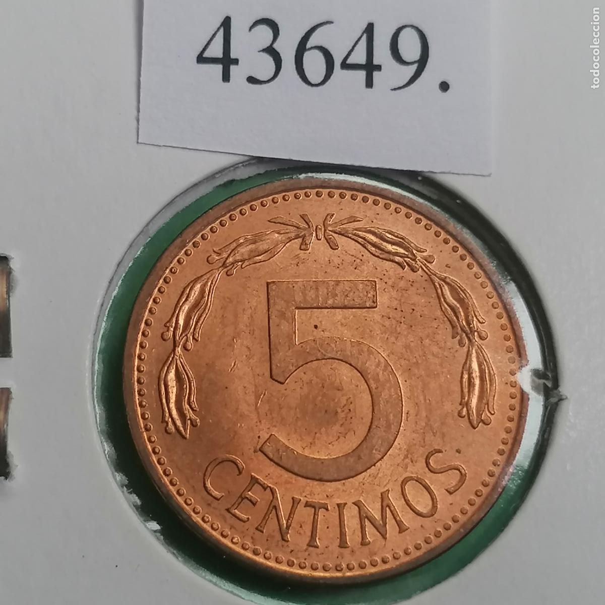 Monedas antiguas de Am&eacute;rica: Venezuela 5 c&eacute;ntimos 1977 - Foto 1