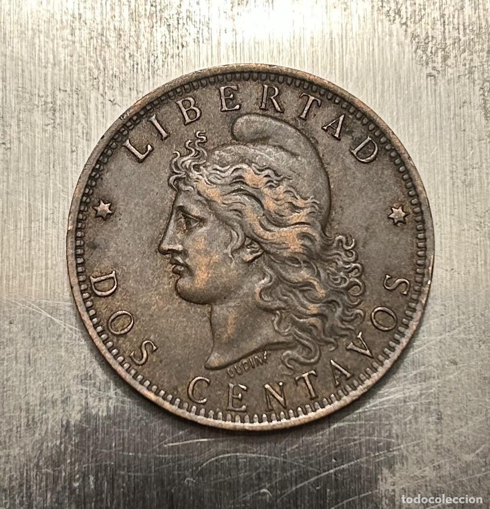 Monedas antiguas de Am&eacute;rica: 2 CENTAVOS 1892 ARGENTINA - Foto 1