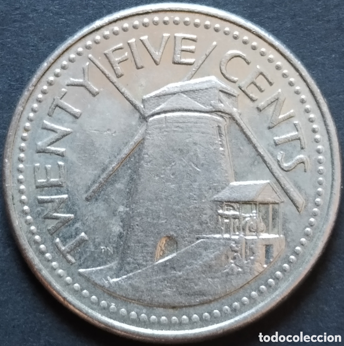 Monedas antiguas de Am&eacute;rica: MONEDA - BARBADOS 25 CENTS 2003 - Foto 1