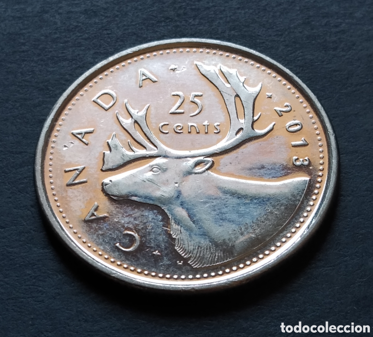 Monedas antiguas de Am&eacute;rica: MONEDA - CANADA 25 CENTS 2013 - Foto 3