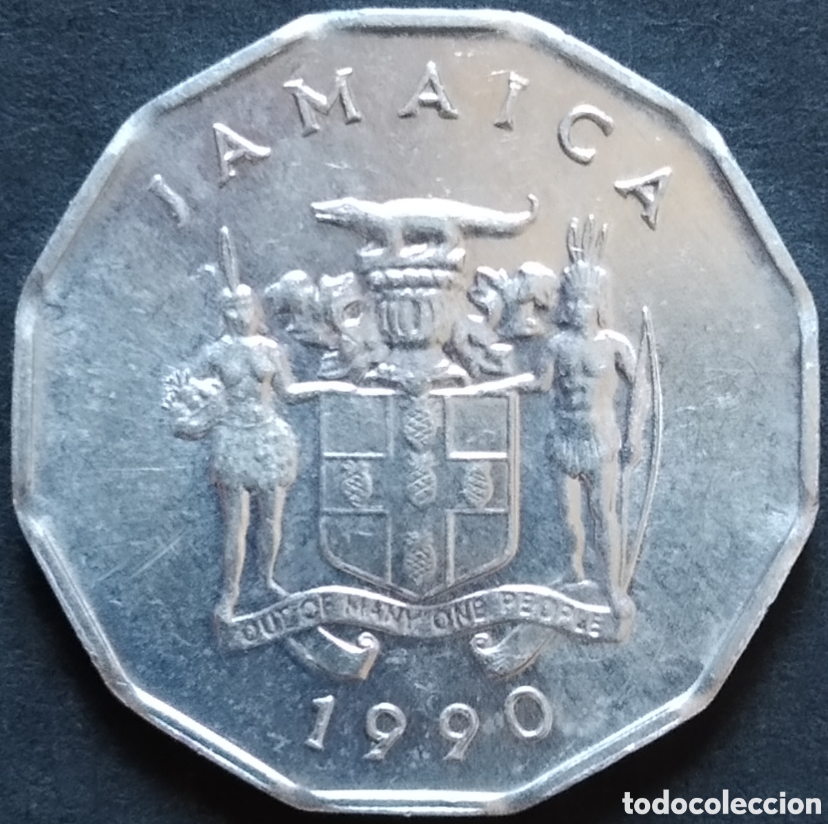 Monedas antiguas de Am&eacute;rica: MONEDA - JAMAICA 1 CENT 1990 - Foto 2
