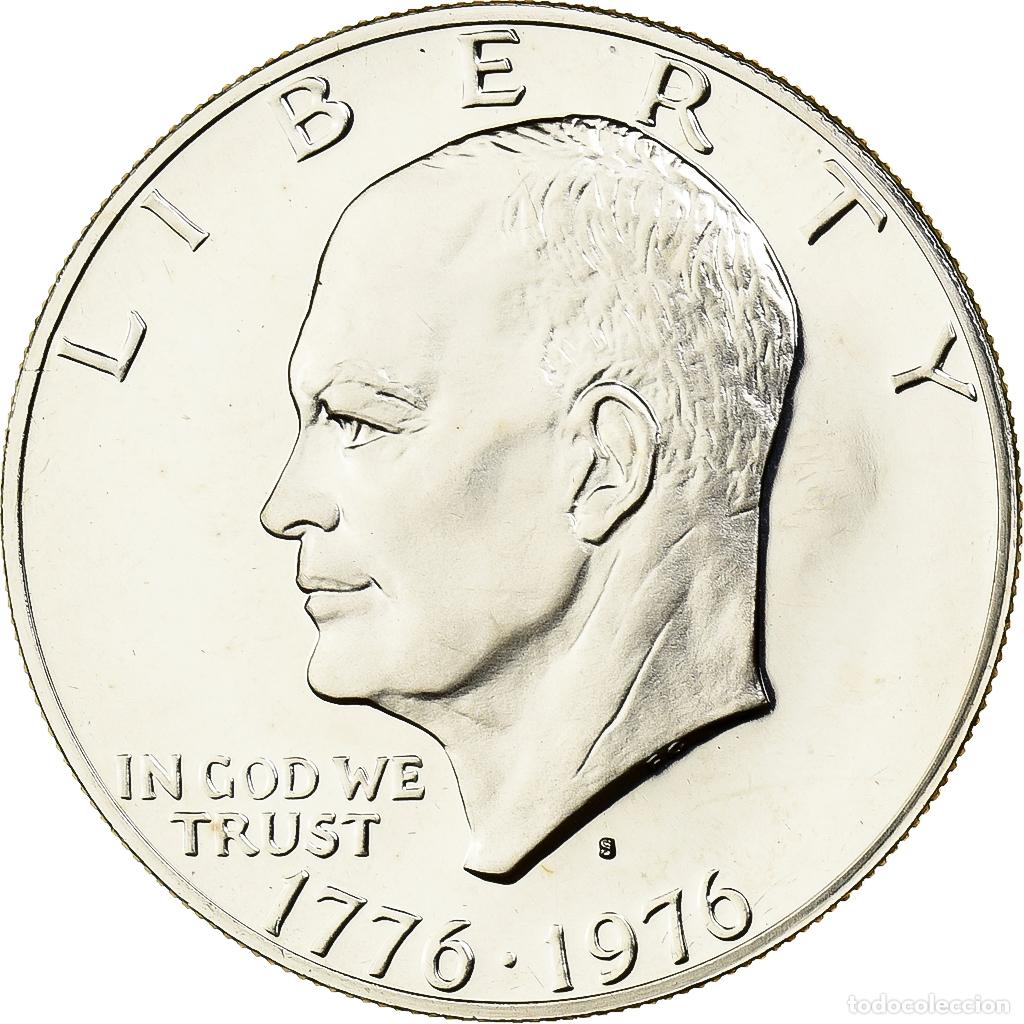Monete antiche di America: [#199162] Estados Unidos, Dollar, Eisenhower, 1976, U.S. Mint, Prueba, Cobre - n&iacute;quel