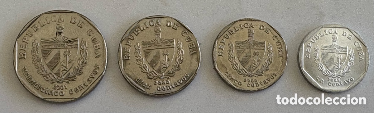 Monedas antiguas de Am&eacute;rica: Cuba - Centavos 2000-2005 - Foto 2