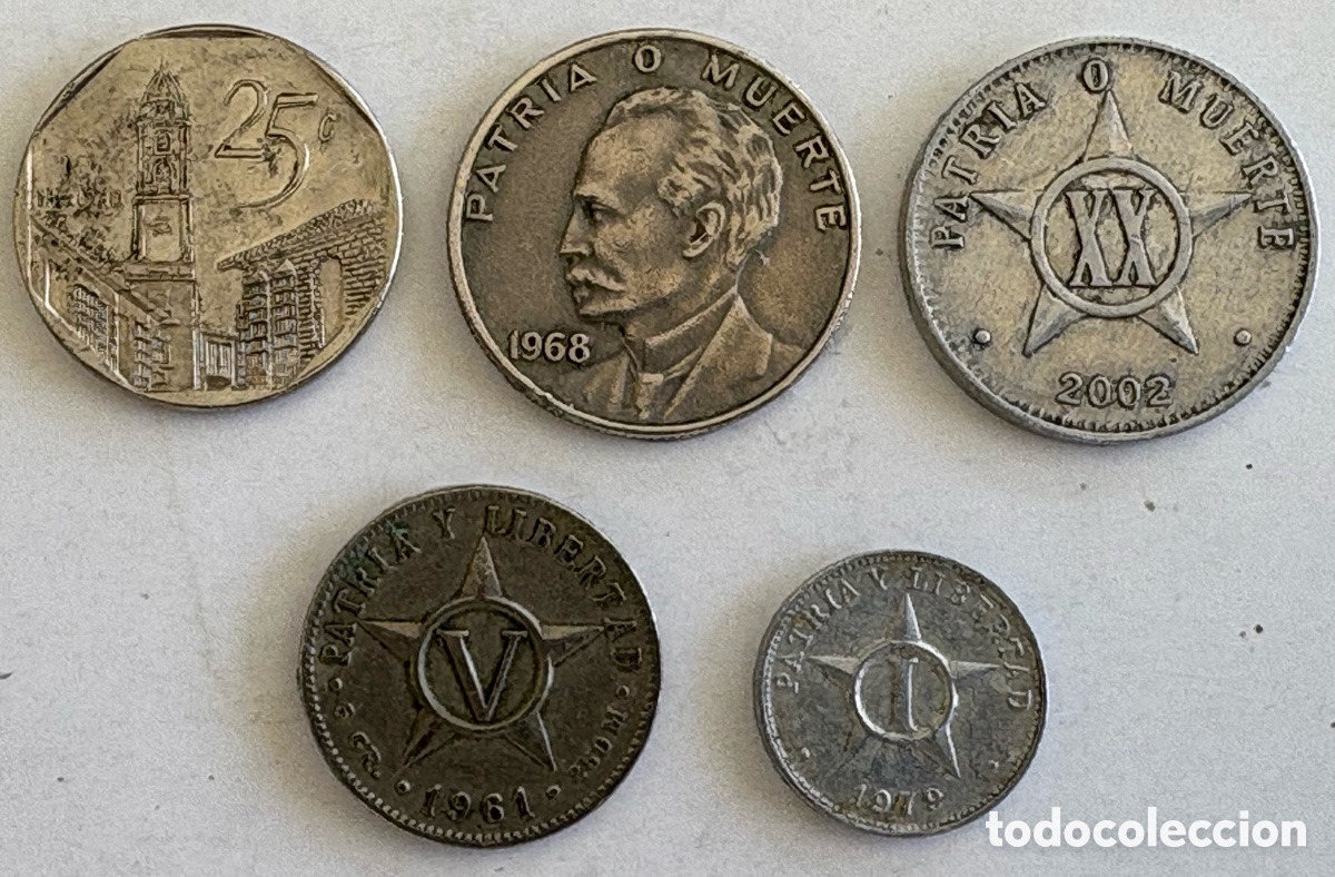 Monedas antiguas de Am&eacute;rica: Cuba - Centavos 1961-2002 - Foto 2