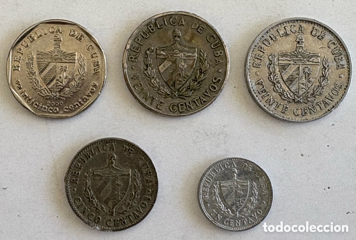 Monedas antiguas de Am&eacute;rica: Cuba - Centavos 1961-2002 - Foto 1