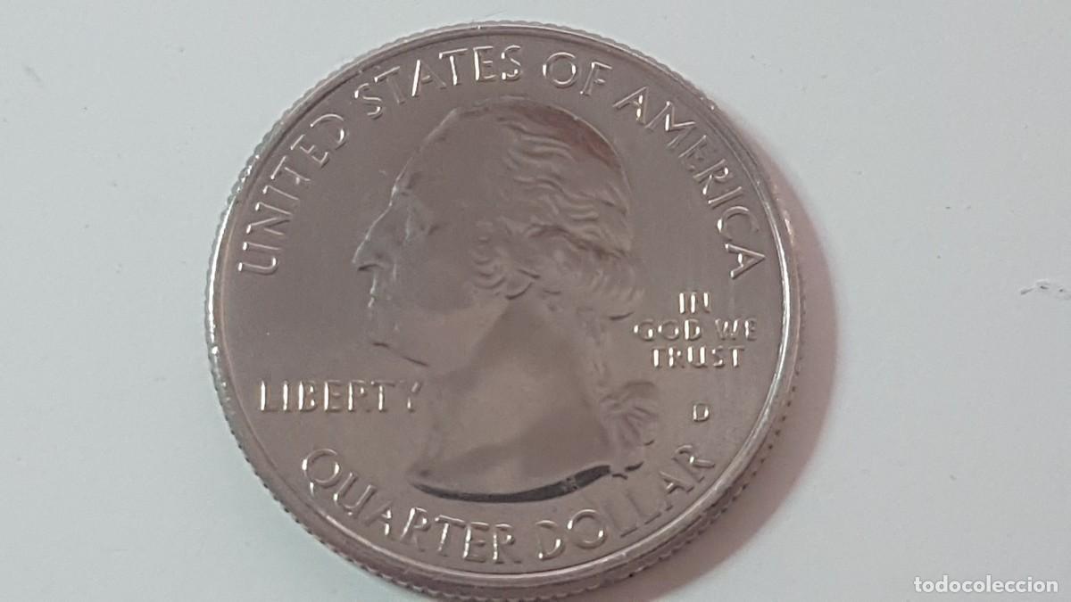 Monnaies anciennes d'Am&eacute;rique: H) Moneda de Quarter Dollar (25 Centavos de Dollar) &rdquo;New Jersey&rdquo; USA - A&ntilde;o 2017