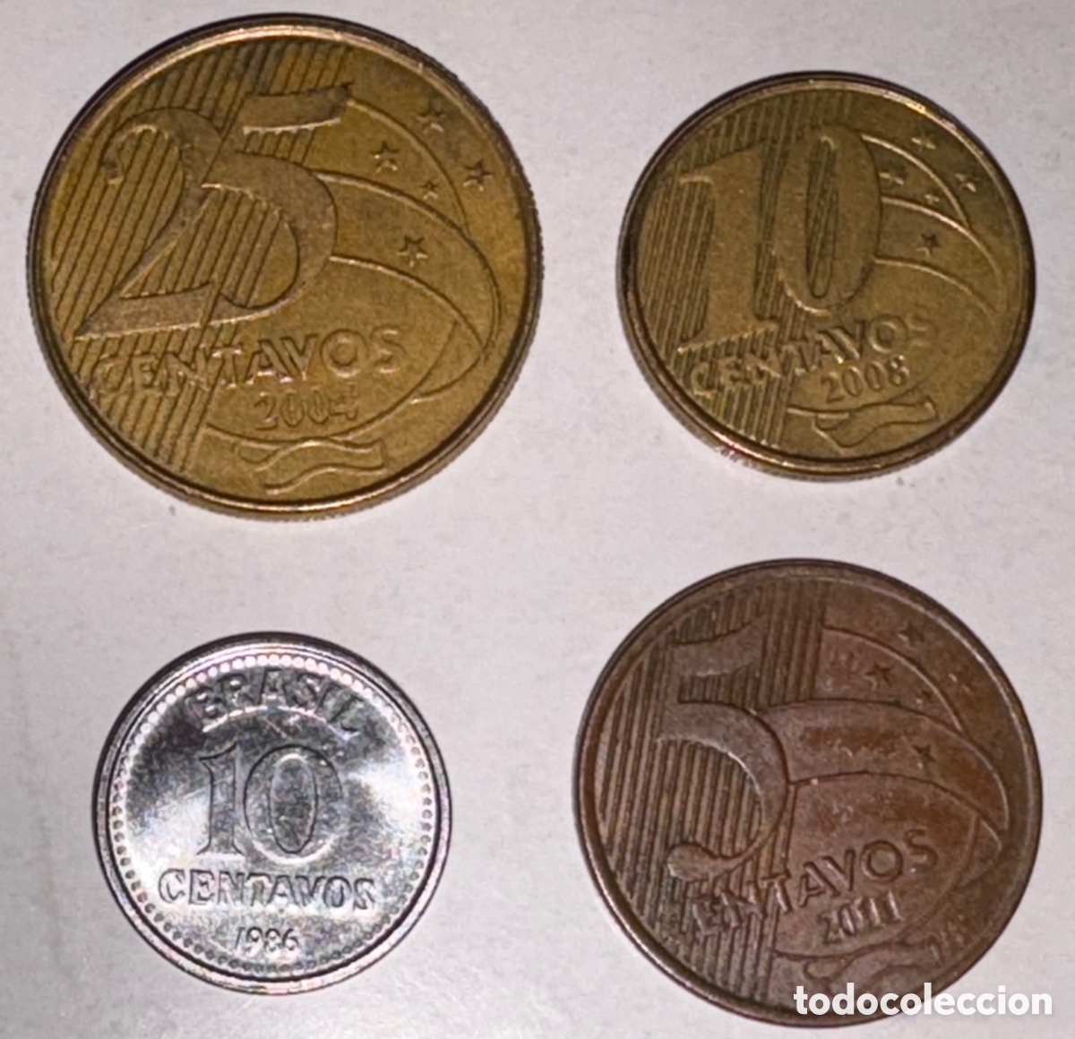 Monedas antiguas de Am&eacute;rica: Brasil - Centavos 1986-2011 - Foto 1