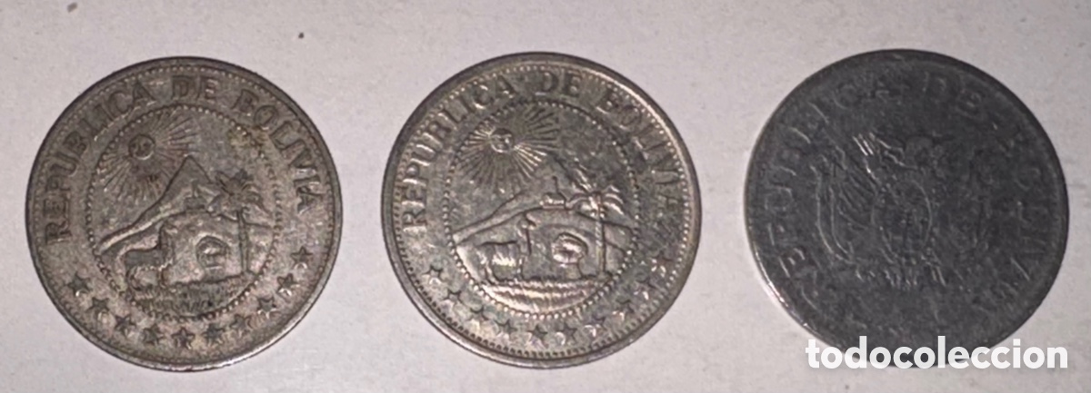 Monedas antiguas de Am&eacute;rica: Bolivia - Pesos y bolivianos 1974-1987 - Foto 2