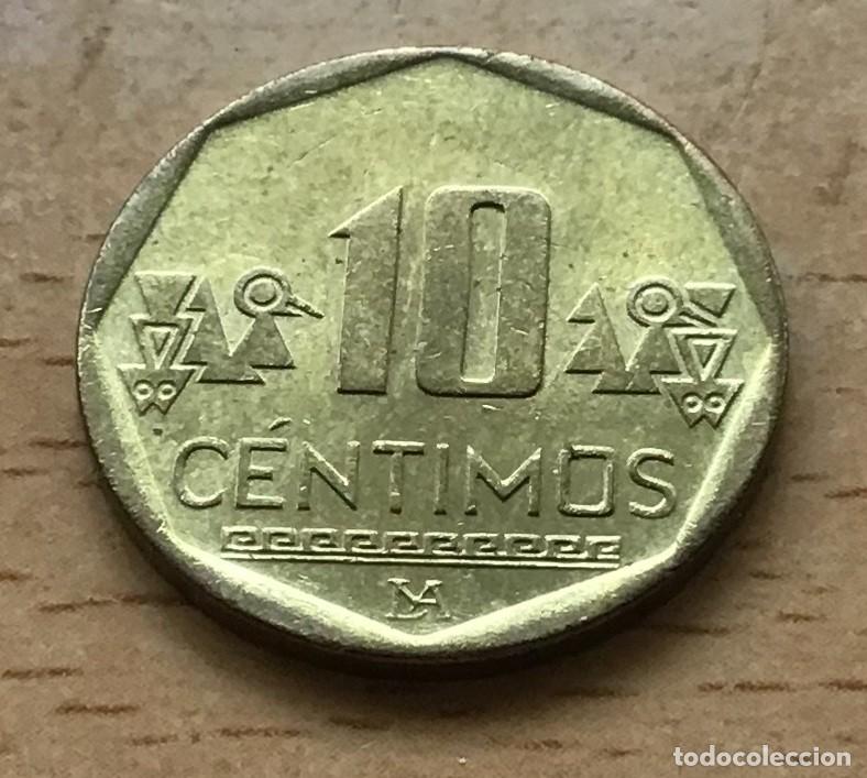 Monedas antiguas de Am&eacute;rica: 10 c&eacute;ntimos de Per&uacute;. A&ntilde;o 2006 - Foto 2