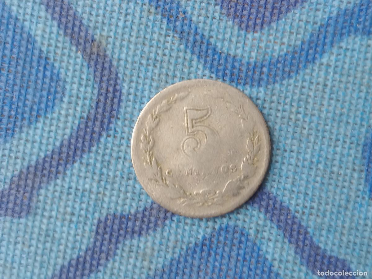 Monedas antiguas de Am&eacute;rica: 5 centavos Argentina 1916 - Foto 2