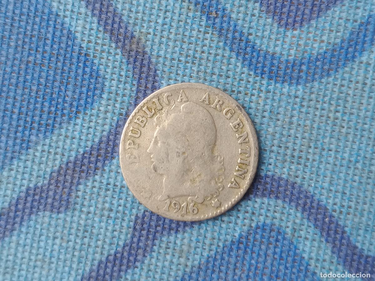 Monedas antiguas de Am&eacute;rica: 5 centavos Argentina 1916 - Foto 1