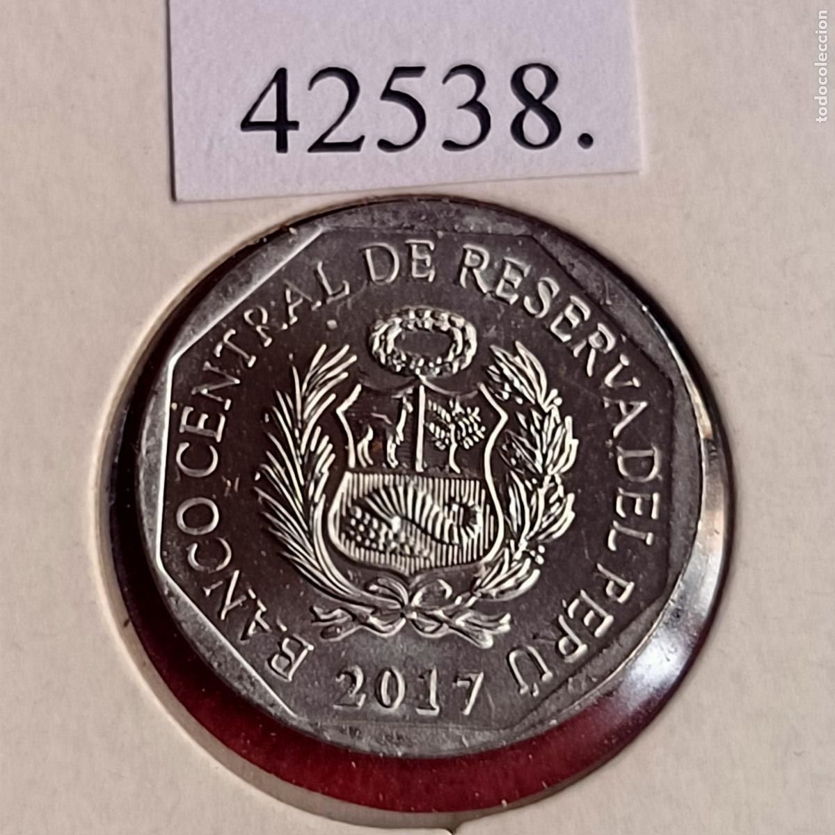 Monedas antiguas de Am&eacute;rica: Per&uacute; 5 centimos 2017, centavos - Foto 2