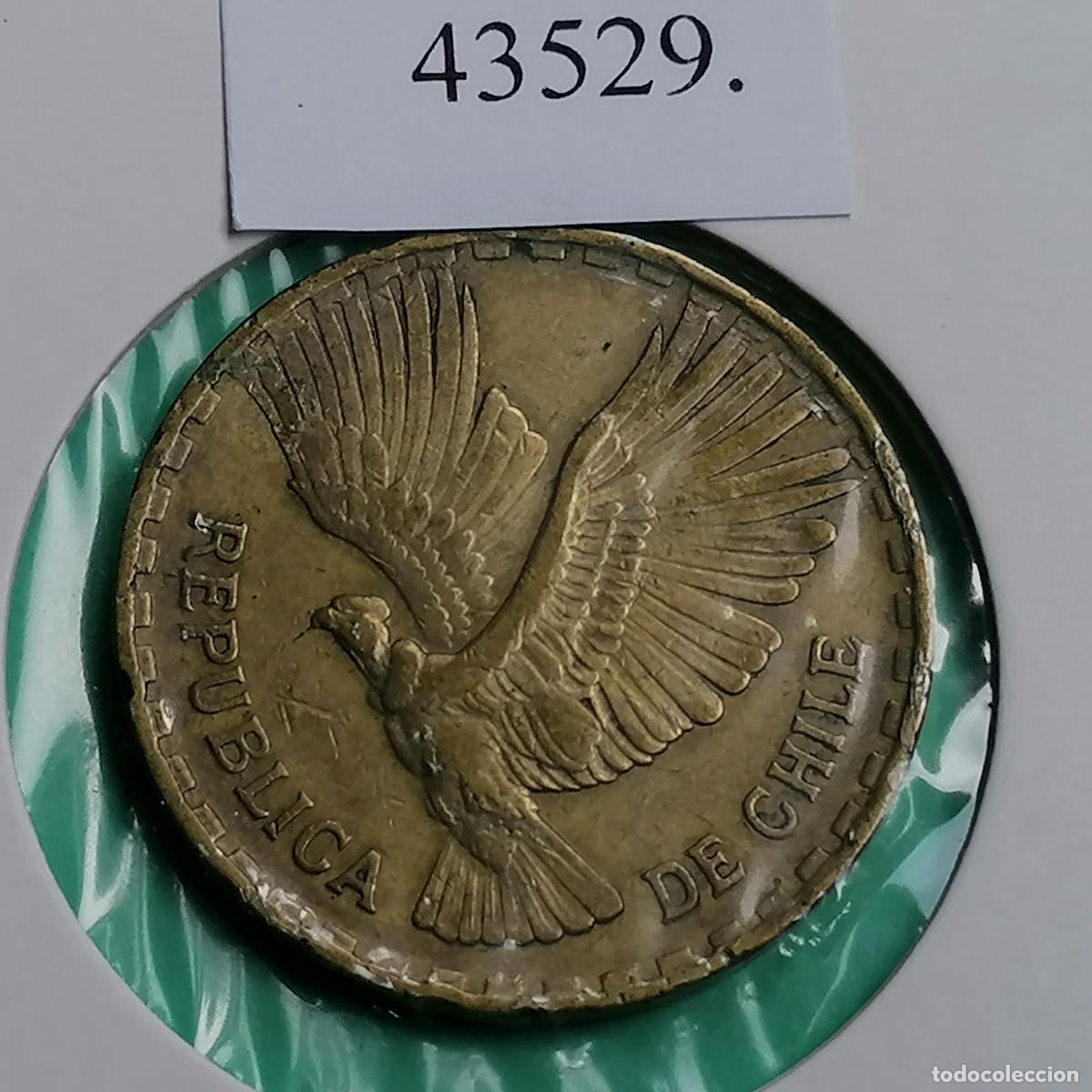 Monedas antiguas de Am&eacute;rica: Chile 10 cent&eacute;simos 1964 - Foto 1