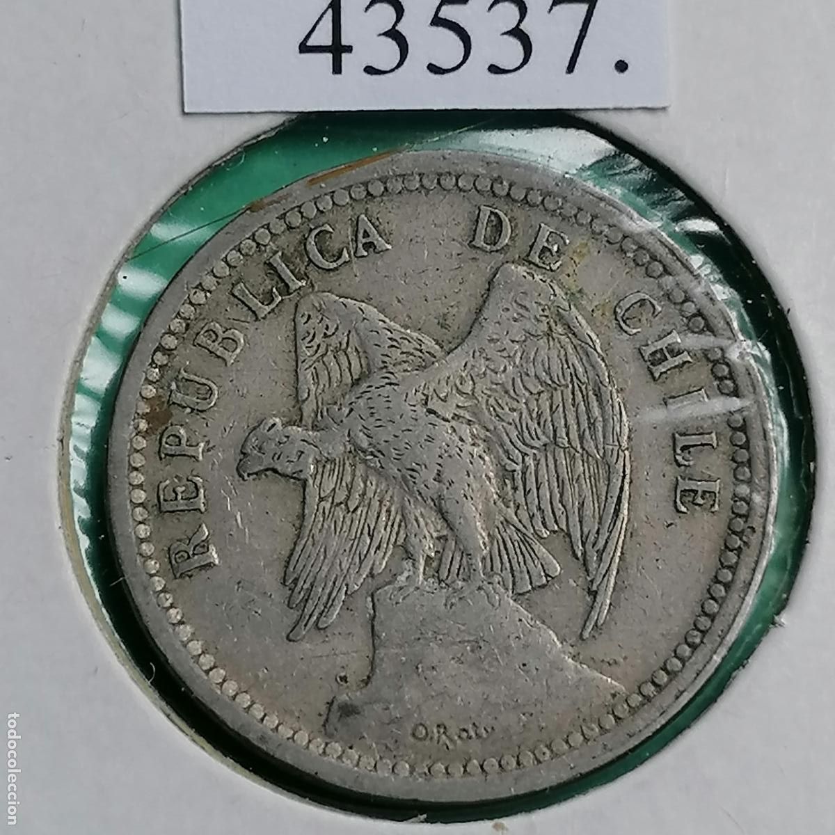 Monedas antiguas de Am&eacute;rica: Chile 1932, 20 centavos, c&eacute;ntimos - Foto 1